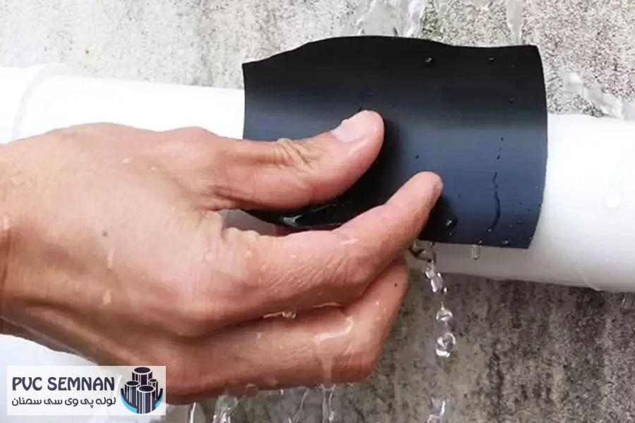 رفع نشتی لوله پلیکا توکار