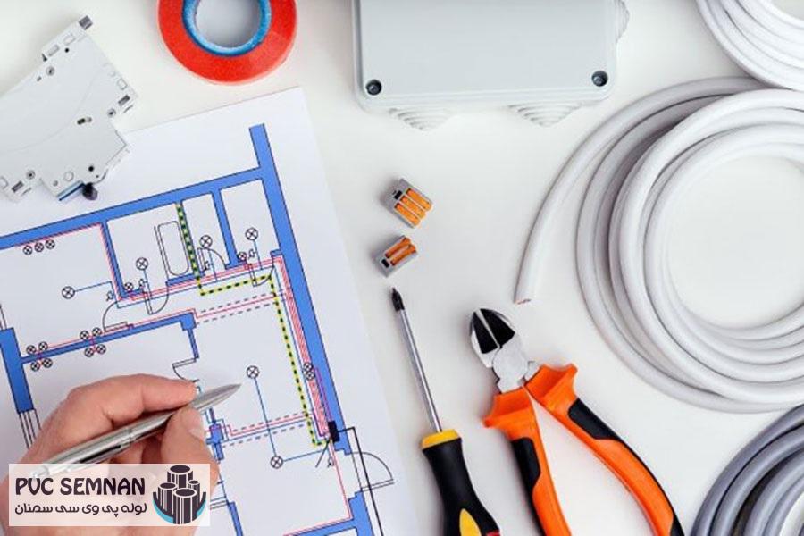 برآورد لوله برق ساختمان
