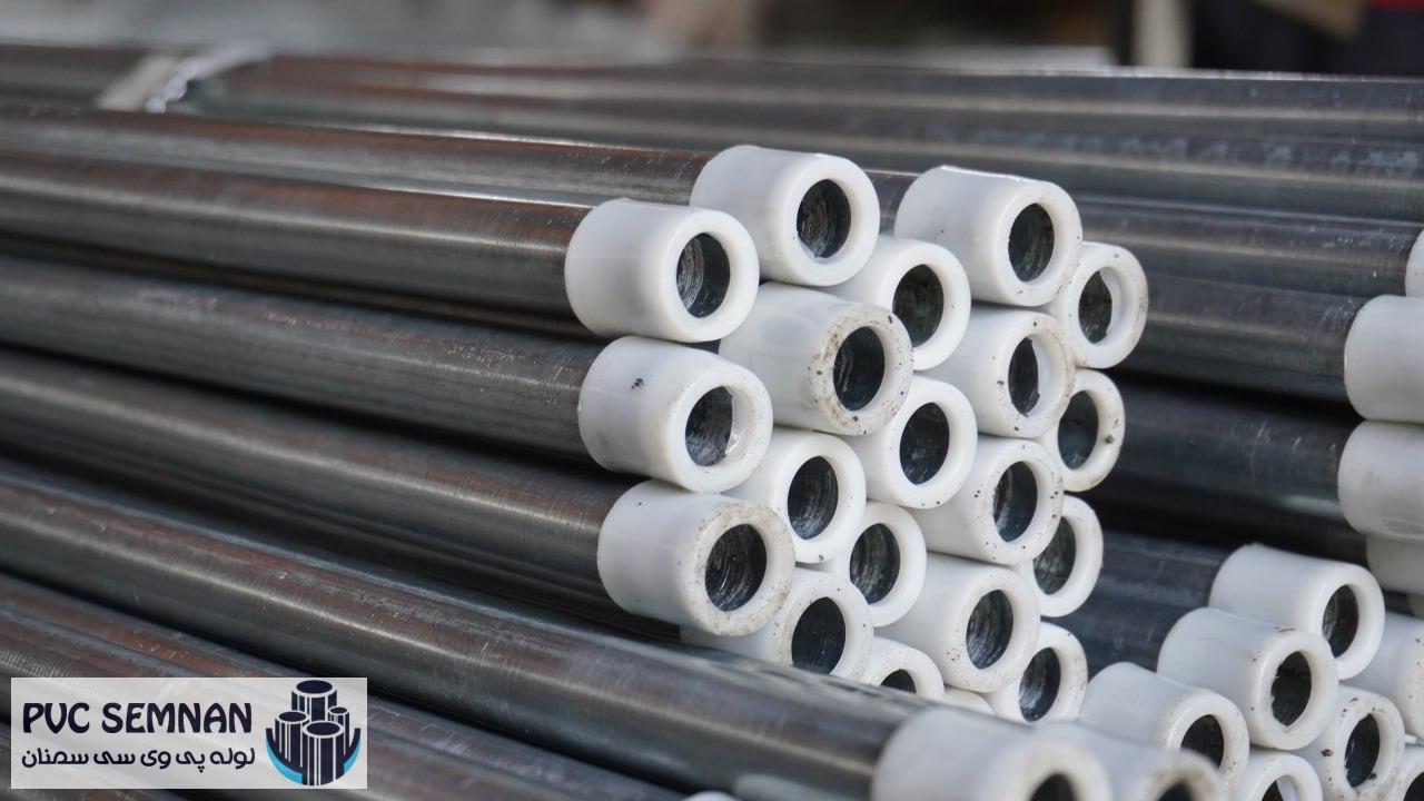 لوله گالوانیزه برق گرم وسرد محصولی از پی وی سی سمنان