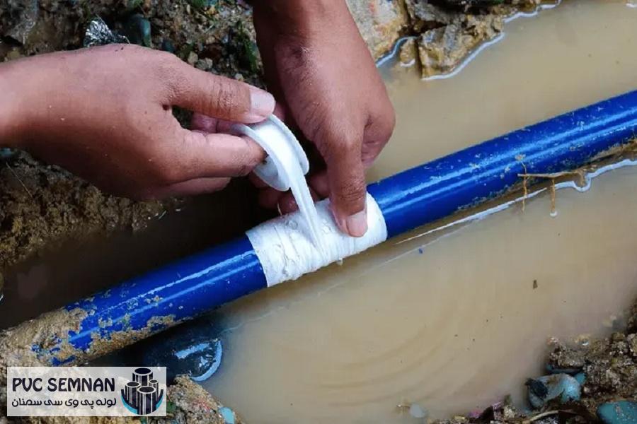 ابزارها و وسایل مورد نیاز برای رفع نشتی لوله پی وی سی