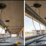 لوله گذاری برق در سقف تیرچه بلوک | بررسی اصول طراحی و مسیرگذاری لوله‌ها