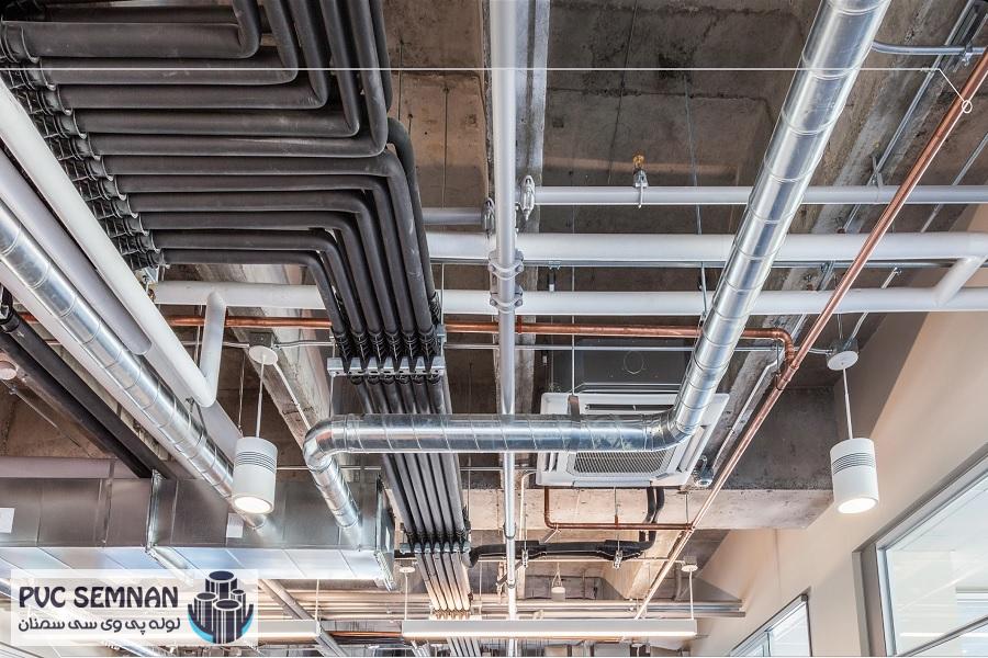برنامه‌ریزی و طراحی مسیر لوله‌های برق در سقف‌های تیرچه بلوک